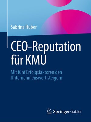 cover image of CEO-Reputation für KMU